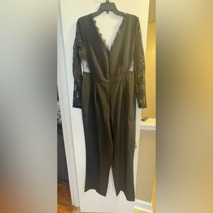 Black Lace Jumpsuit
